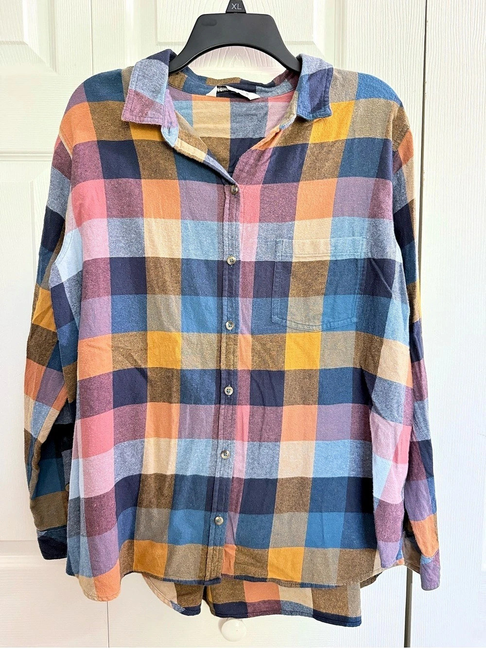 Sonoma Plaid Button Down Size XL